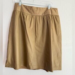 Etcetera Women's A-Line Leather skirt, size 10